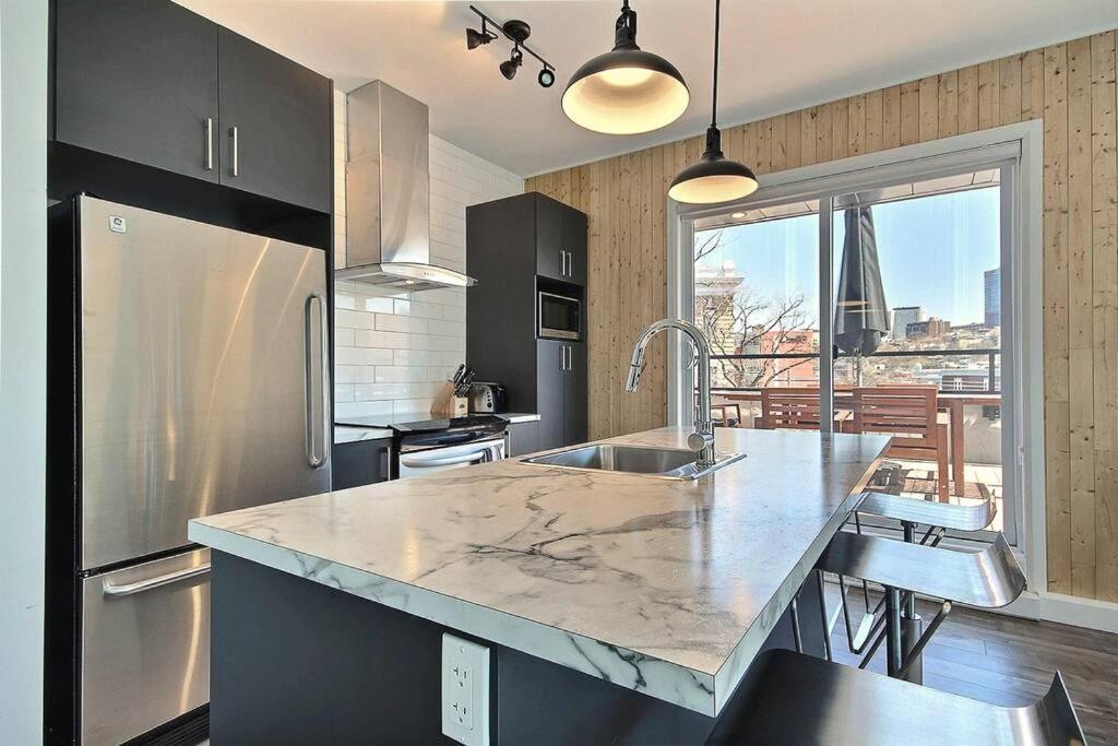 K-417 / Parking & Gym - Private Balconies Apartment Quebec City Exterior photo